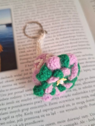 Brelok La Cantuta fioletowy