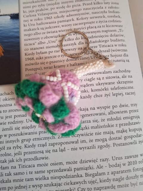 Brelok La Cantuta fioletowy