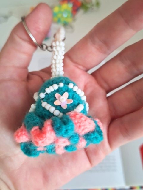 Brelok La Cantuta turkusowy