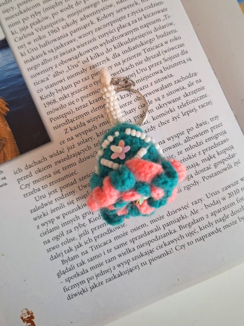 Brelok La Cantuta turkusowy