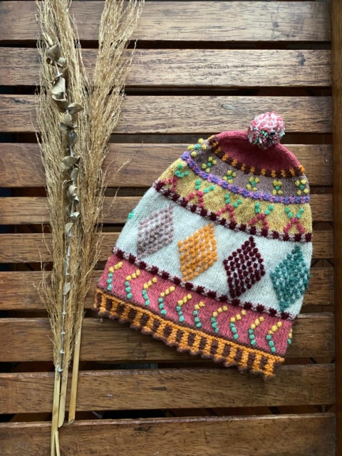 Czapka z wełny 100%