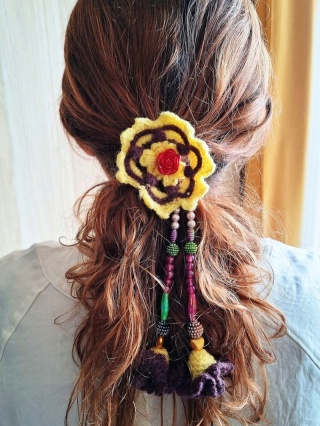 Gumka do włosów Flor Andina