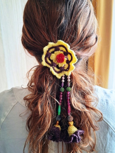 Gumka do włosów Flor Andina