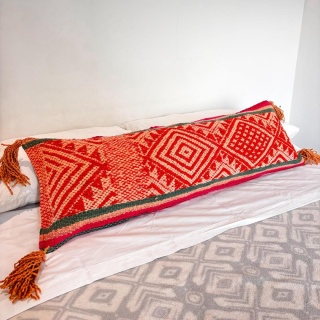 Poszewka dekoracyjna z Peru – ręcznie tkana, wełna naturalna