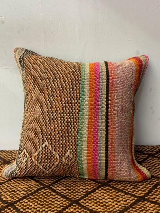 Poszewka dekoracyjna z Peru – ręcznie tkana, wełna naturalna