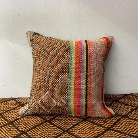 Poszewka dekoracyjna z Peru – ręcznie tkana, wełna naturalna