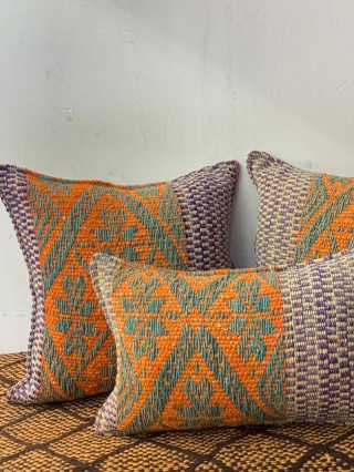 Poszewka dekoracyjna z Peru – ręcznie tkana, wełna naturalna