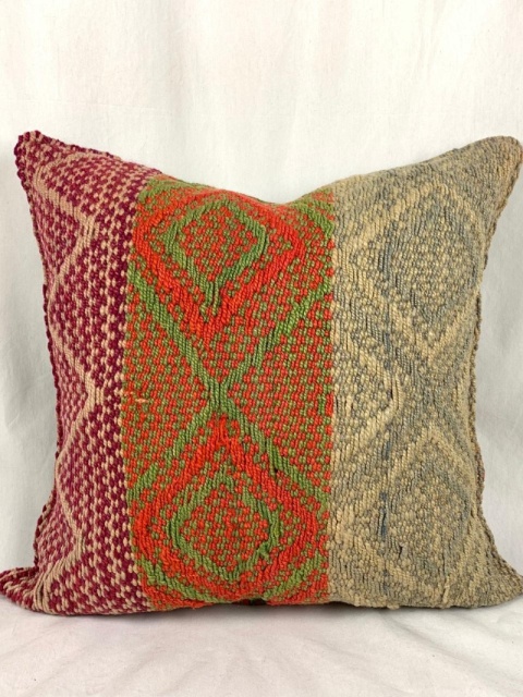 Poszewka dekoracyjna z Peru – ręcznie tkana, wełna naturalna