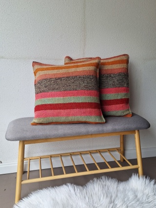 Poszewka dekoracyjna z wełny