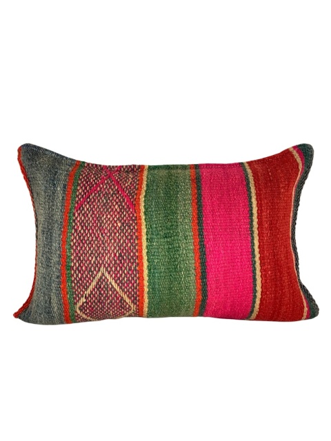 Poszewka dekoracyjna z Peru – ręcznie tkana, wełna naturalna