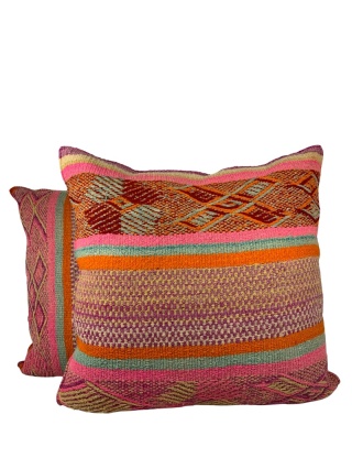 Poszewka dekoracyjna z Peru – ręcznie tkana, wełna naturalna