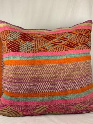 Poszewka dekoracyjna z Peru – ręcznie tkana, wełna naturalna