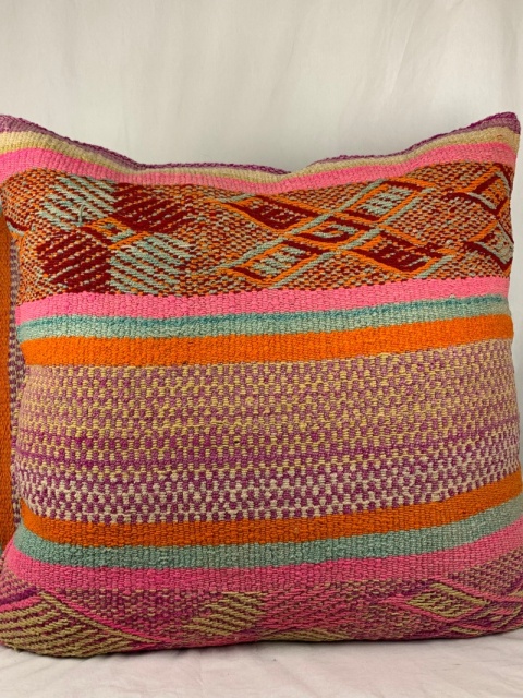 Poszewka dekoracyjna z Peru – ręcznie tkana, wełna naturalna