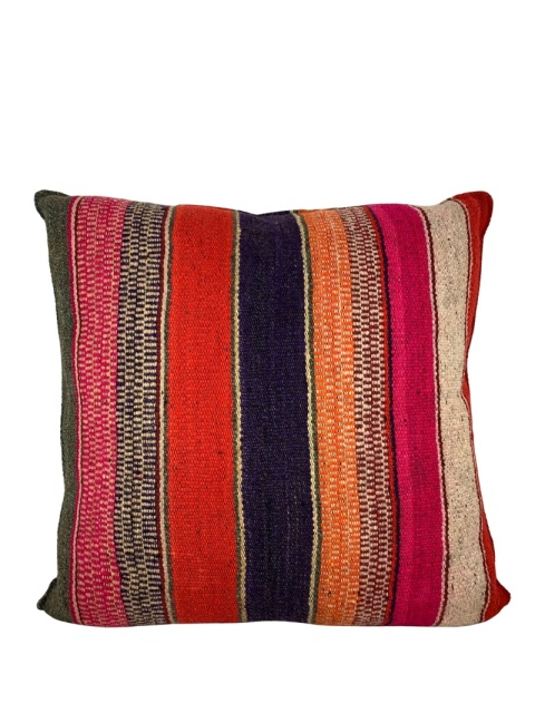Poszewka dekoracyjna z Peru – ręcznie tkana, wełna naturalna