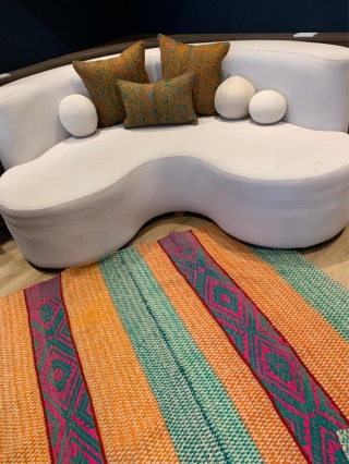 Ręcznie tkany dywan z wełny owczej