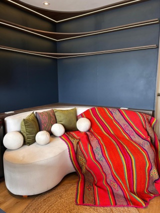 Ręcznie tkany dywan z wełny owczej