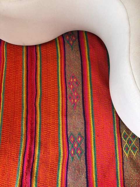 Ręcznie tkany dywan z wełny owczej