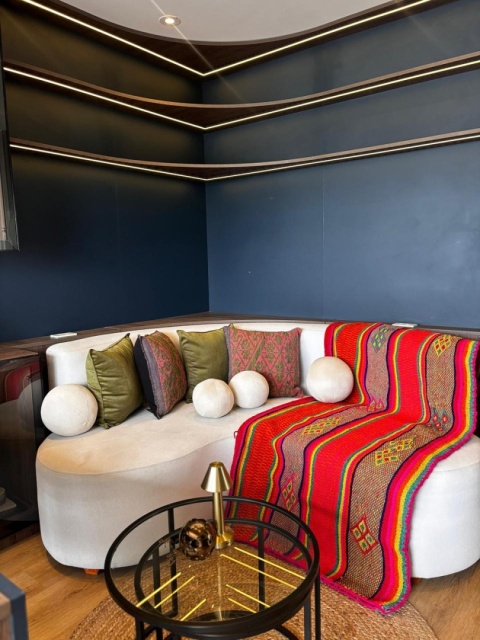 Ręcznie tkany dywan z wełny owczej