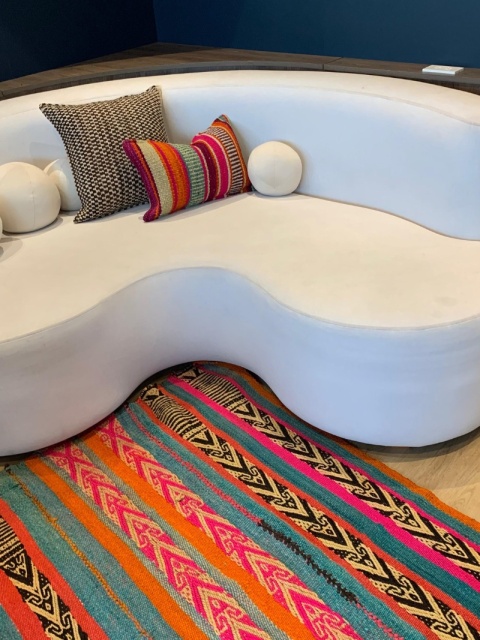 Ręcznie tkany dywan z wełny owczej