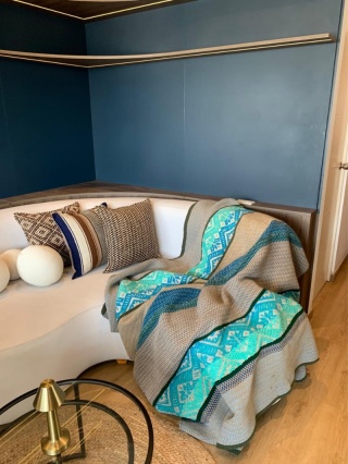 Ręcznie tkany dywan z wełny owczej