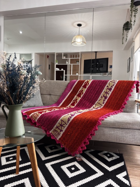 Dywan wełniany z Peru – ręcznie tkany, naturalna wełna