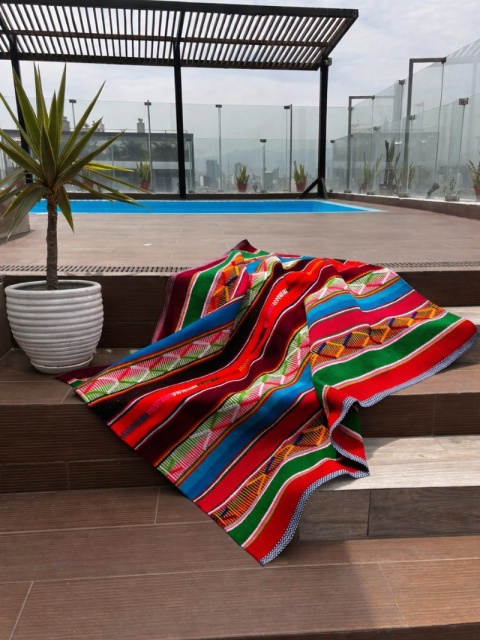 Dywan wełniany z Peru – ręcznie tkany, naturalna wełna