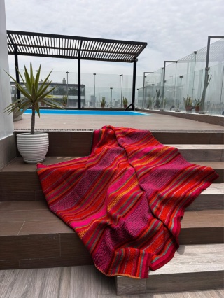 Dywan wełniany z Peru – ręcznie tkany, naturalna wełna